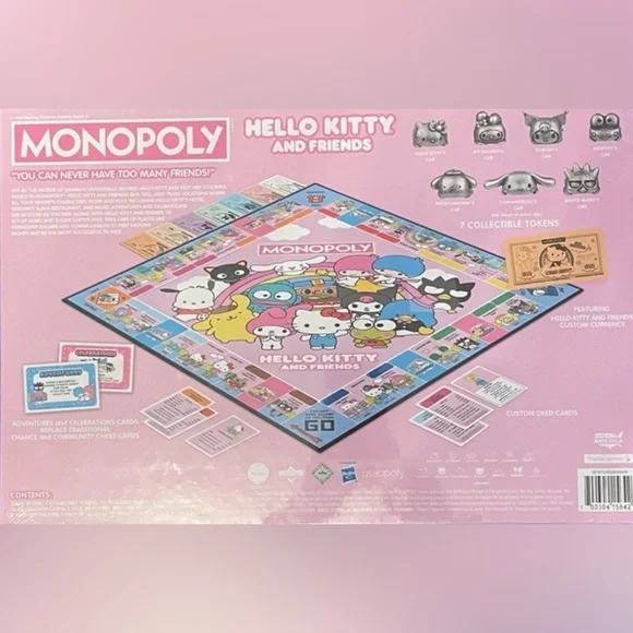 Limited edition- Hello Kitty and Friends Monopoly